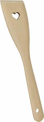 Produktbild von METALTEX 570304010 Pfannenwender HEART aus Buchenholz mit Herz-Ausschnitt / Backzubehör / Kochzubehör