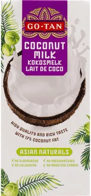 Produktbild von Go-Tan-Kokosmilch-Packung (1 Liter)