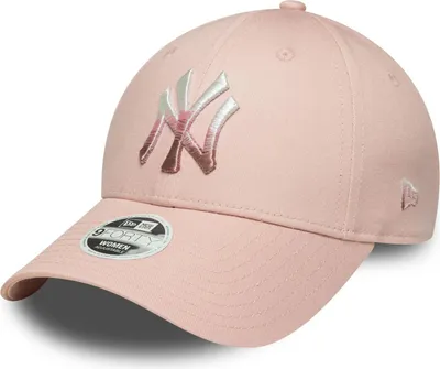 Produktbild von New Era 9FORTY Damen Cap New York Yankees MLB Metallic Logo pink