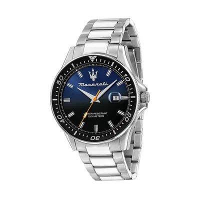 Image de Maserati montre-bracelet en acier inoxydable analogique SFIDA hommes argent D2UMAR8853140001