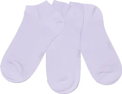 Produktbild von Damen Sneaker Socken 3-er Pack Unifarben Flieder Größe 39-42 Glatt