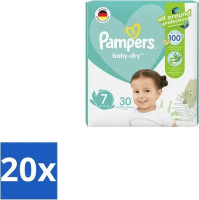 Produktbild von Pampers – Windeln – Active Baby Dry Größe 7 – 30 Windeln - Vorteilspack - 20 Stücke