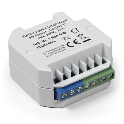 Immagine prodotto di Ricevitore radio cieco McPower "Comfort", max. 500W, max. 70m