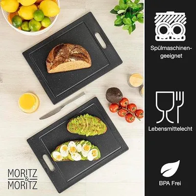 Obrázek produktu pro Řezací prkénko Famanu – vzhled granitu, rozměry 36 x 27,5 cm