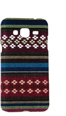 Produktbild von Handyhülle aus Stoff-Case für Samsung Galaxy J3 2016 Cover Etuis Bumper Braun
