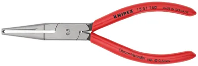 Produktbild von Abisolierzange L.160mm für Drähte D.0,5mm poliert kunststoffüberzogen Knipex