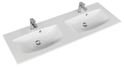 Produktbild von Pelipal Mineralmarmor-Doppelwaschtisch, Serie 6025