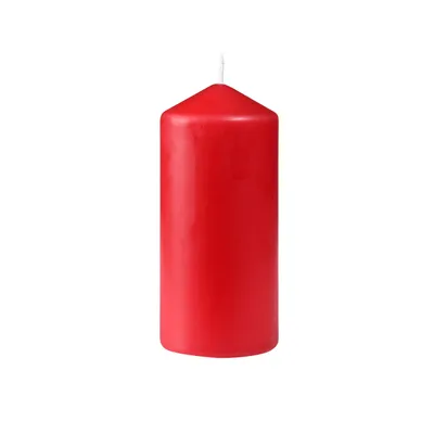 Produktbild von Duni Stumpenkerzen rot 6x13 cm 6 Stück