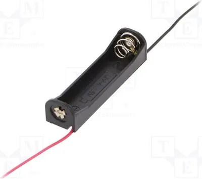 Productafbeelding van 2x Batterijhouder: AAA, R3. Aantal batterijen: 1. BH-411-3A batterijhouder