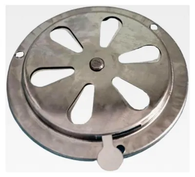 Produktbild von Abluft-Entlüftungsdämpfer für BBQ-Grills, Ersatzteile, Ofenabgasabdeckung, Luftregulierungsventil, 125 mm