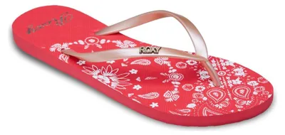 Obrázek produktu pro Roxy New Viva Printed – Žabky – Dámské – Velikost 41 – Červené.