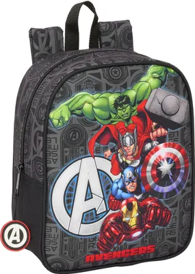 Image de Sac à dos scolaire The Avengers Vendetta Noir 22 x 27 x 10 cm