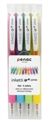 Produktbild von Penac Inketti Gel-Tintenroller Set 4 Stück schnelltrocknend