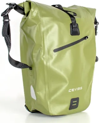 Produktbild von Fahrradtasche Packtasche 25 L Gepäckträgertasche Wasserdicht Schnellverschluss olive