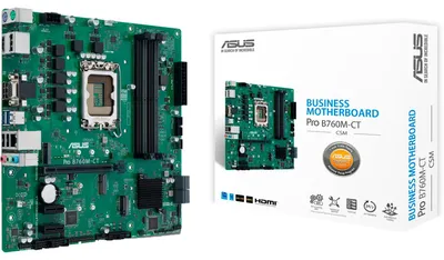 Produktbild von Asus 90Mb1Dy0-M0Eayc Pro B760M-Ct-Csm//Lga1700,B760,Usb3.2G1,Ddr5,Tpm2.0,Mb
