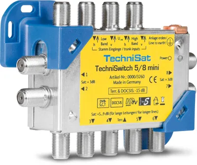 Productafbeelding van TechniSat TechniSwitch 5/8 mini, een multiswitch