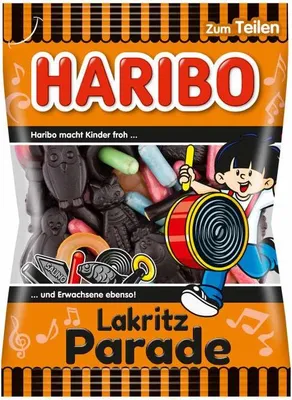 Produktbild von Haribo Lakritz Parade (175g Packung)