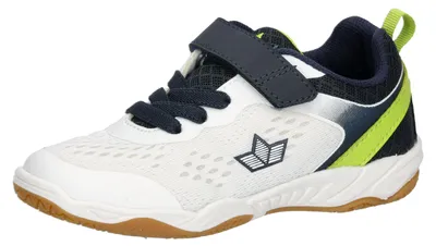 Produktbild von Lico Uni Kinder Key Vs Hallenturnschuhe, Weiss Marine Lemon, 33 EU
