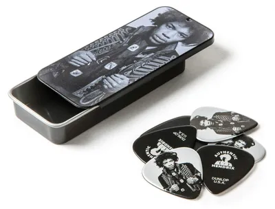 Produktbild von Dunlop JH-CT14H Jimi Hendrix - Mankowitz - Sammlerbox mit 6 Plektren