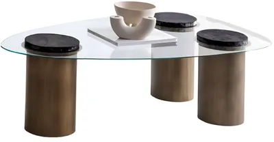 Produktbild von Wohnzimmer Transparenter Couchtisch Edle Ablagetische Kaffeetisch