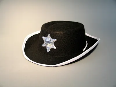 Produktbild von Cowboyhut Cowboy Kinder Filz schwarz Einheitsgröße