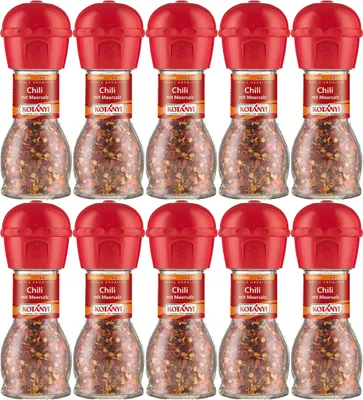 Image de Kotanyi Chili au sel marin iodé Attention ardemment fort 35g paquet de 10