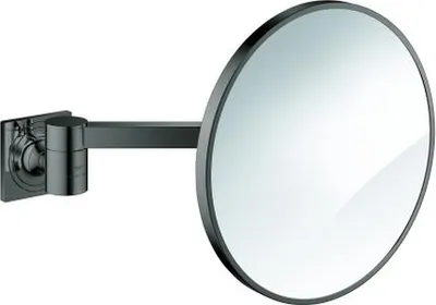 Produktbild von GROHE Kosmetikspiegel Allure 40967_1 Wandmontage 7-fache Vergrößerung hard graphite, 40967A01