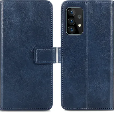 Obrázok produktu pre imoshion Luxe Bookcase pre Samsung Galaxy A52(s) (5G/4G) - tmavomodrý