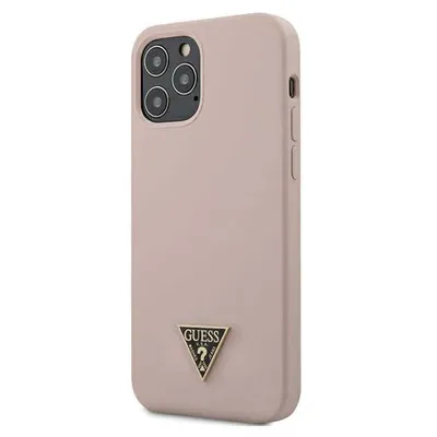 Produktbild von GUESS GUHCP12MLSTMLP, Cover, Apple, iPhone 12/iPhone 12 Pro, 15,5 cm (6.1"), Pink
