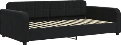 Produktbild von Tagesbett Schwarz 100x200 cm Samt