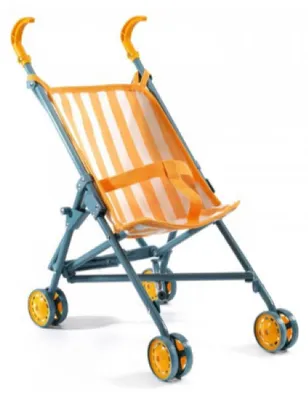 Imagen del producto de Cochecito de muñecas Djeco - POMEA, modelo Sunshine - 54 cm