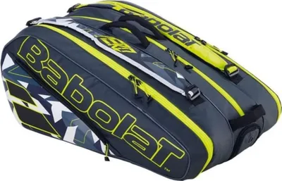 Produktbild von Babolat Pure Aero x12 racketholder 2022 (751221), Farbe:grey/yellow/white