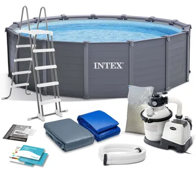 Produktbild von Gartenpool mit Paneelen, 478 x 124 cm, 12 in 1, INTEX 26384