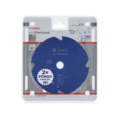 Image de Lame de scie circulaire pour scies sans fil Expert for Fibre Cement, 160 x 1,8/1,2 x 20, T4