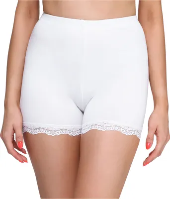 Produktbild von Merry Style Damen Shorts Radlerhose Kurze Hose Boxershorts aus Viskose MS10-294 (Weiß, XL)