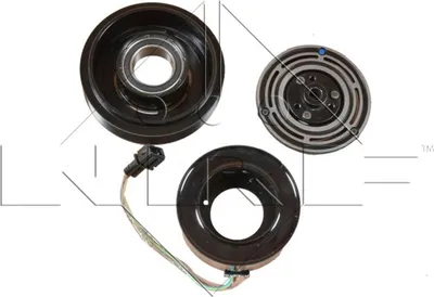 Obrázok produktu pre Kompresor klimatizácie s magnetickou spojkou 120 mm NRF pre AUDI A4 B5