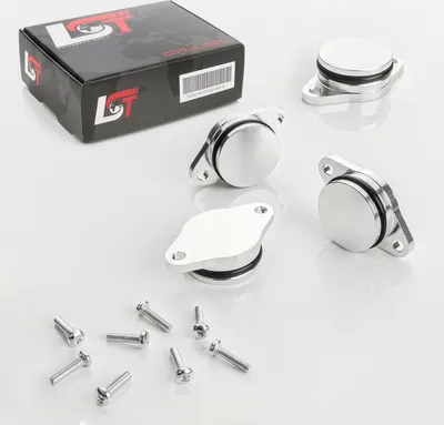 Produktbild von 4x Drallklappe 32mm Alu Swirl Flap O-Ring Torxschrauben für BMW 3 5 6 7 X3 X5 X6