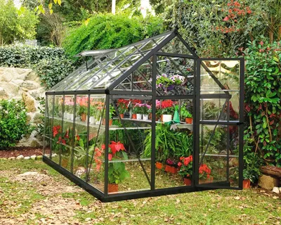 Immagine prodotto di Palram - Serra in alluminio Canopia Harmony 610 grigia 305x185x208 cm