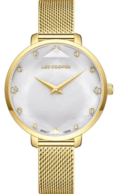 Zdjęcie produktu dla Damski zegarek na rękę LEE COOPER LC08078.120 w kolorze złotym Fashion