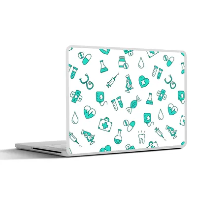 Produktbild von MuchoWow® Laptop Aufkleber Sticker Cover Pflege - Medizin - Design 36.5x27.5 cm - Laptop-Sticker