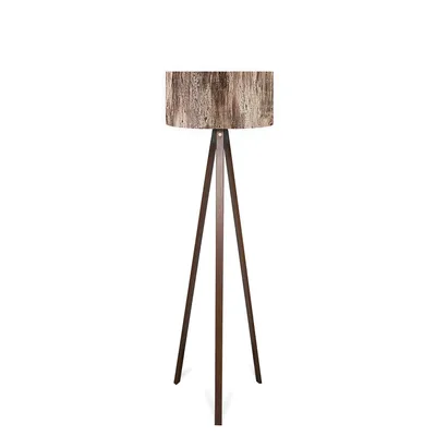 Produktbild von Opviq, AYD - 2225, Stehlampen, Braun, MDF, 38 x 38 x 140 cm