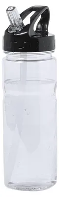 Produktbild von Trinkflasche/Wasserflasche - Schraubverschluss aus Edelstahl - Transparent - 650 ml