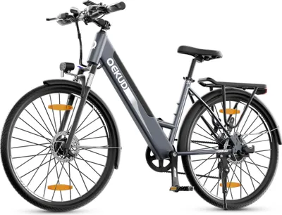 Produktbild von City E-Bike Trekking E-Bike MTB Citybikes E-Bike F26Pro 26-Zoll 250W Motor 21-Gang Grau