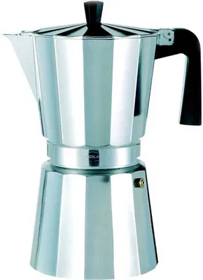 Zdjęcie produktu dla Oroley New Vitro, Kawiarka moka, Srebrny, Aluminium, 6 kub.