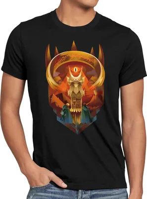 Produktbild von style3 Art Deco Mordor Herren T-Shirt ring neuseeland auenland