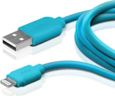 Obrázek produktu pro SBS TECABLEUSBIP5A, 1 m, Lightning, USB A, Samec, Samec, Modrá