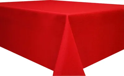 Produktbild von TISCHDECKE Leinenoptik Lotuseffekt Schmutzabweisend 130x260cm ROT