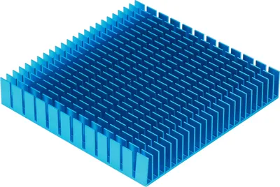 Obrázok produktu pre Hliníkový chladič chladiča Modul tepla Radiátor Board CPU PCB Vysoký výkon chladenia 120mmx120mmx20mmBlue