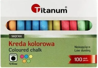 Produktbild von Schulmalkreide 100 Stück Titanum