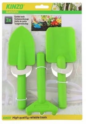 Produktbild von Kinzo Gartengeräte-Set für Kinder 3 Teile